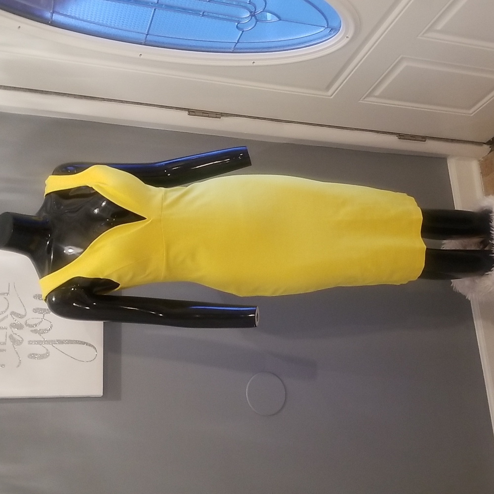 Windsor Yellow Bodycon Dress
